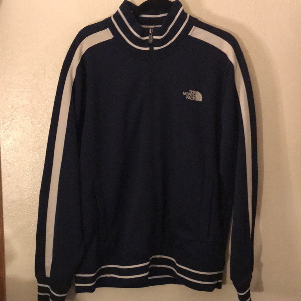 North face zip up retro jacket